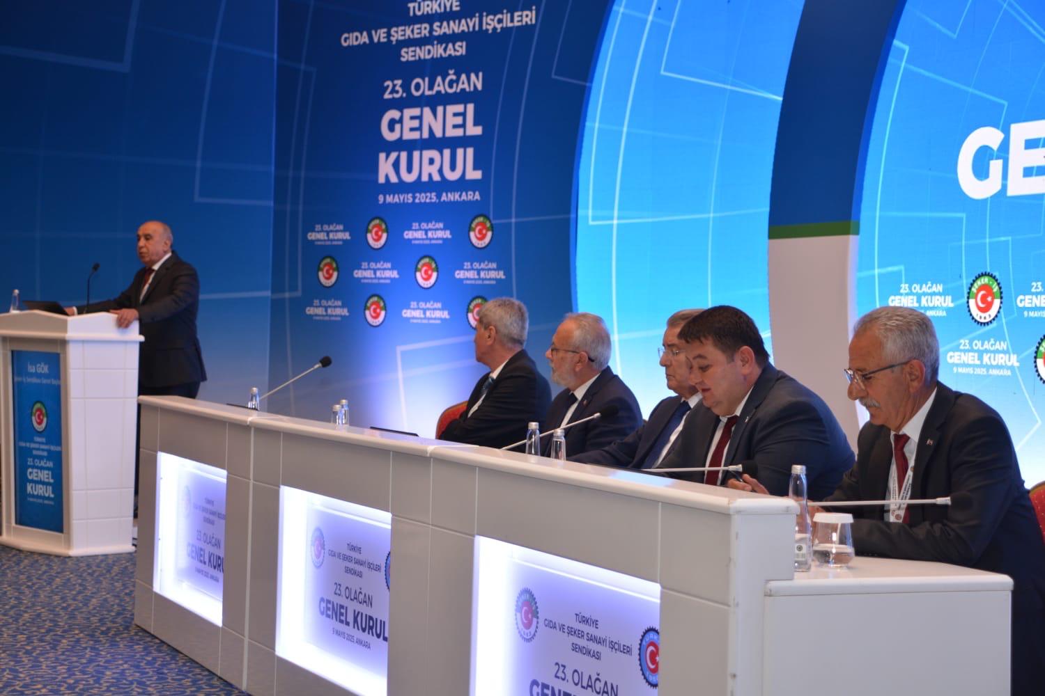 Genel Başkan Yeşil, Şeker-İş Kongresinde yer aldı