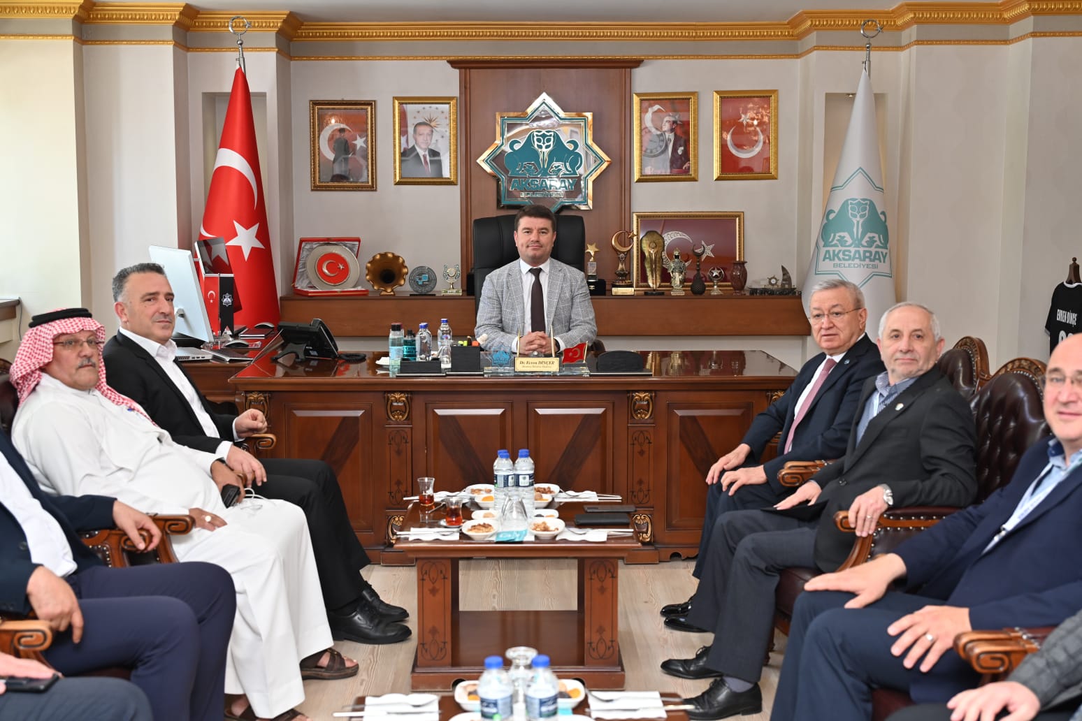 UCLG-MEWA Genel Sekreteri ve Belediye Başkanları Aksaray’da