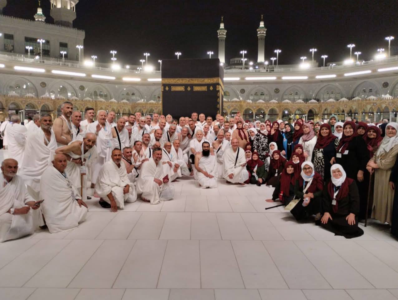 Amasyalı hacı adayları Mekke’ye ulaştı