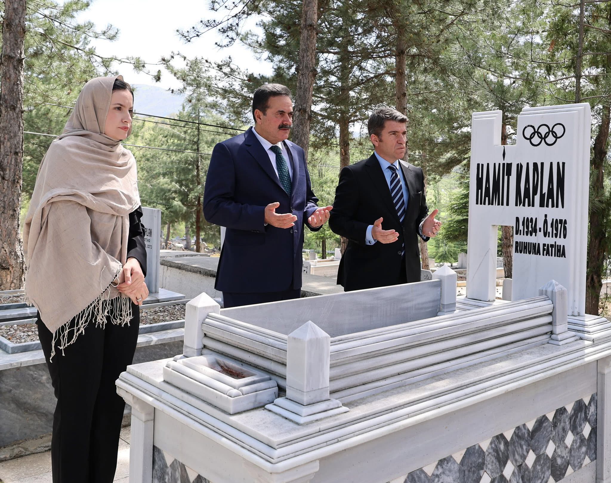 Amasya protokolünden Milli güreşçi Hamit Kaplan’a vefa ziyareti