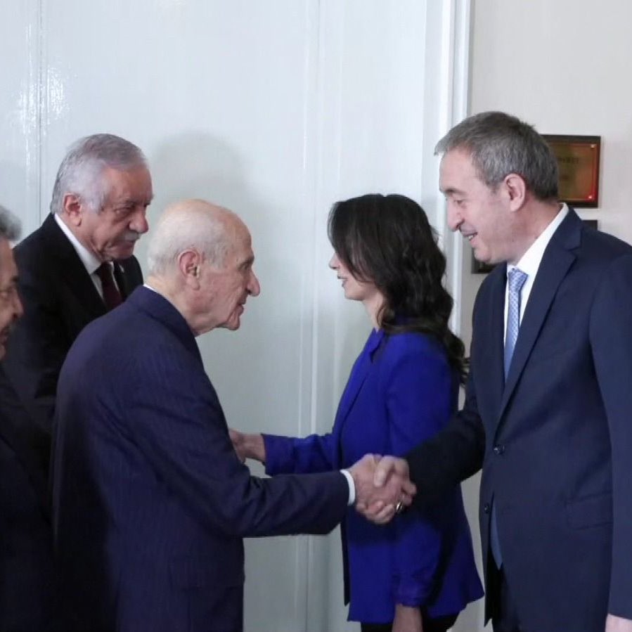 Bahçeli, DEM Parti heyetini TBMM’de kabul etti