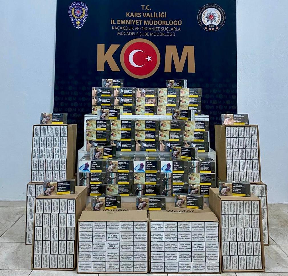 Kars’ta kaçakçılık operasyonu: 14 kişi hakkında adli işlem başlatıldı