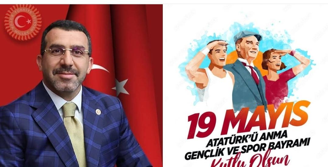 AK Parti Kars Milletvekili Adem Çalkın, 19 Mayıs mesajı yayınladı