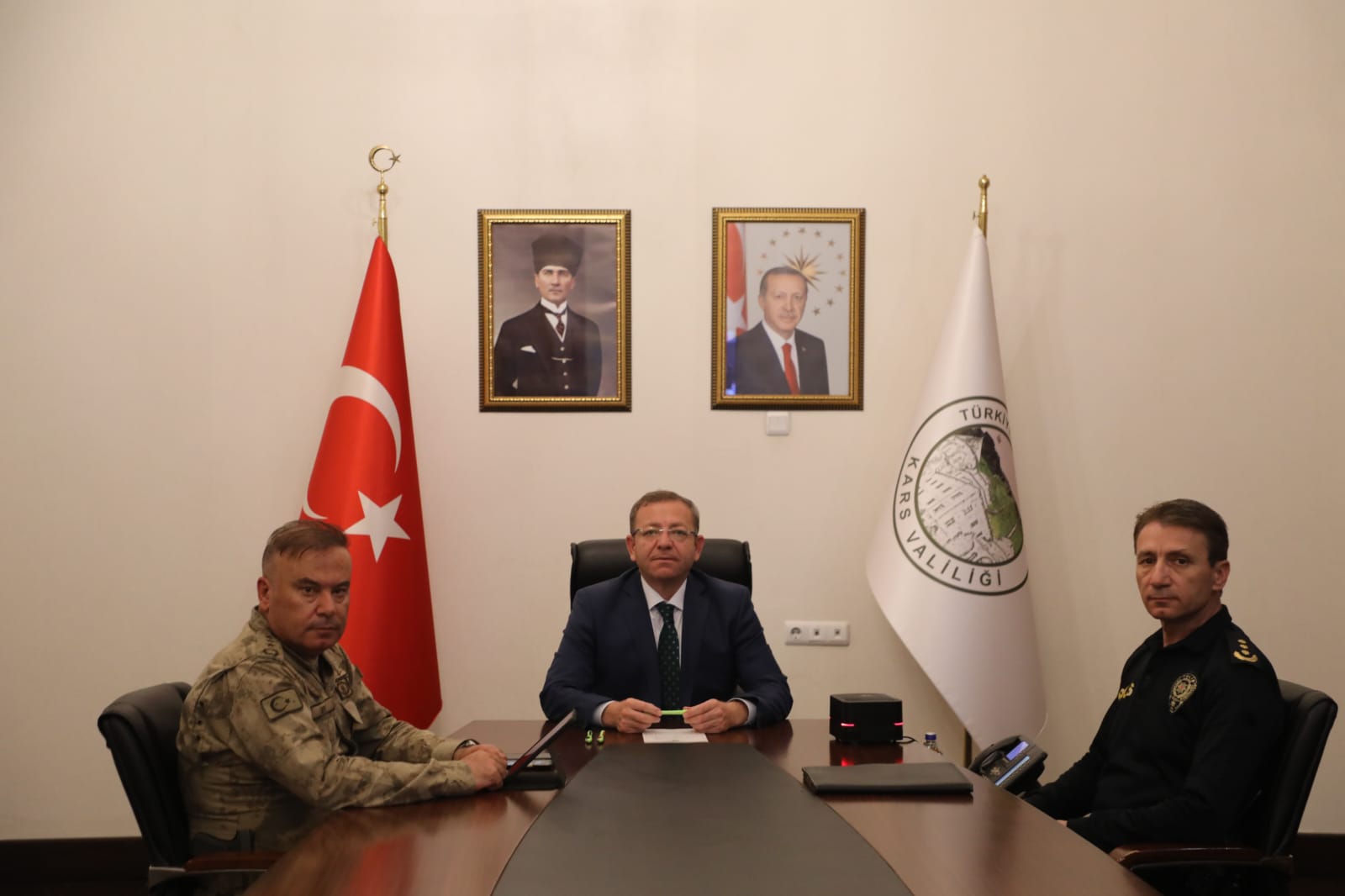 Vali Ziya Polat, Ali Yerlikaya'nın liderliğindeki toplantıya katıldı