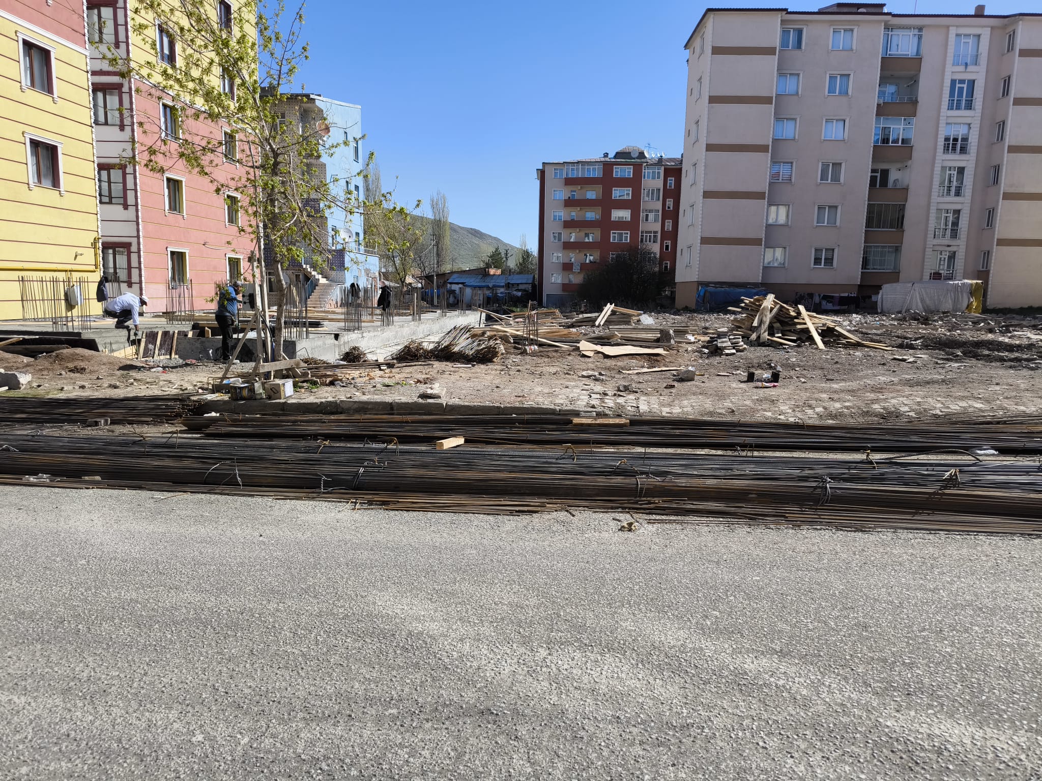 Kars'ta inşaat çalışmaları hız kazandı
