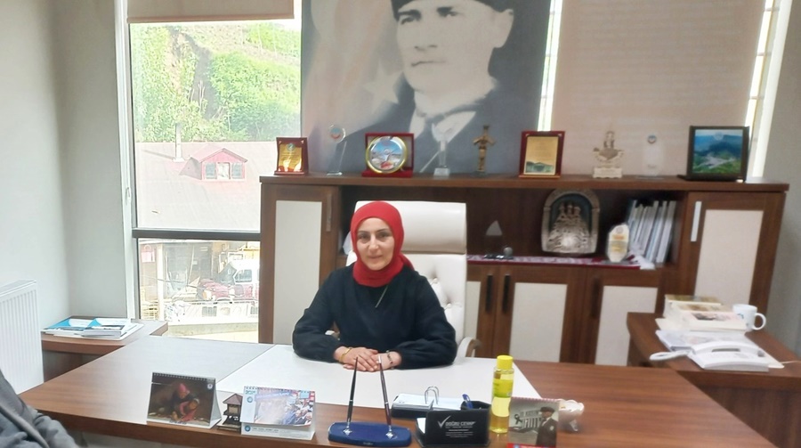 Şalpazarı ilçe tarihinin ilk kadın Belediye Başkan Vekili: Emine Atalar