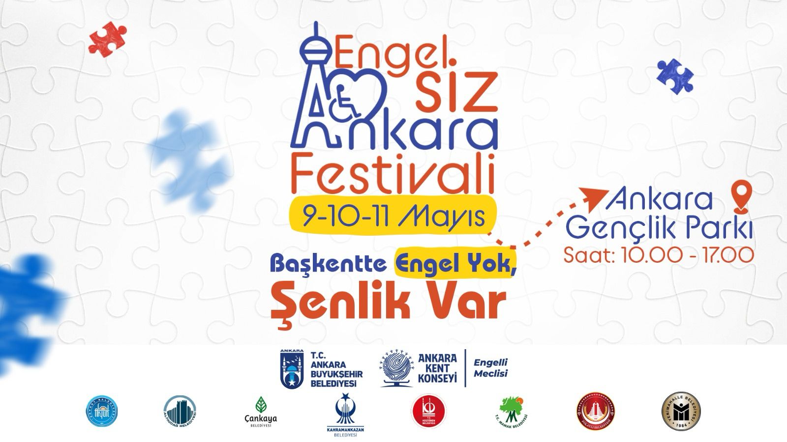 Başkentte engel yok şenlik var: 1. Engel.SİZ Ankara Festivali başlıyor!