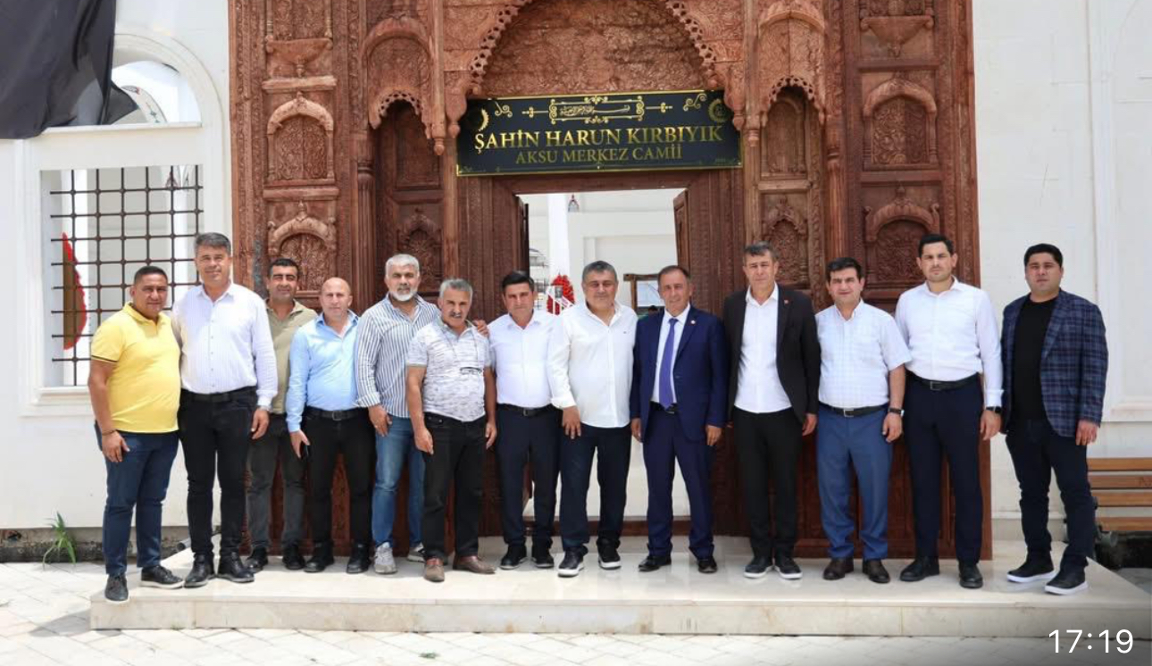 Antalya Aksu Merkez Cami açıldı! Başkan Yıldırım’dan hayırsever iş insanına teşekkür