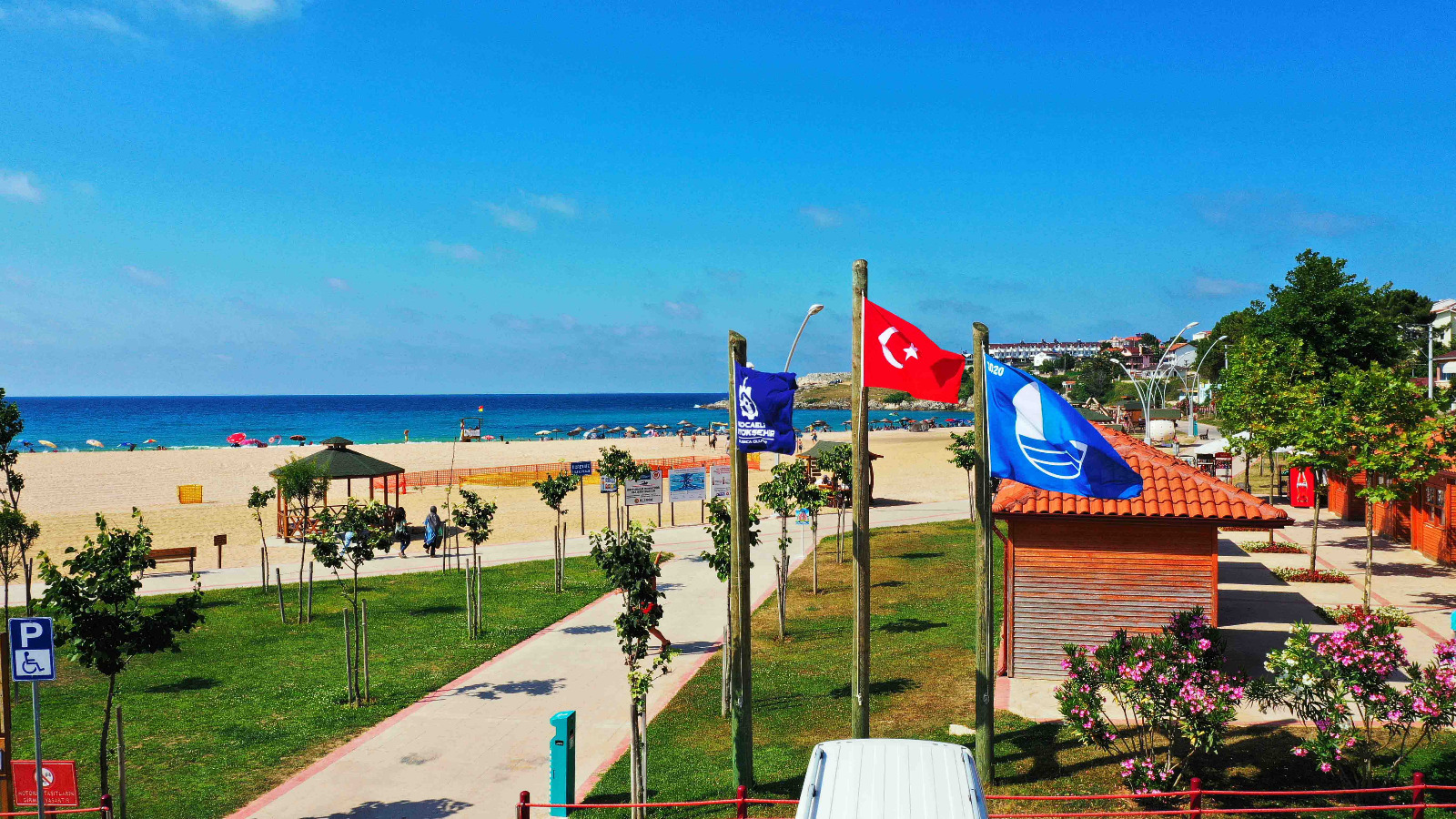 Kocaeli'nin 9 plajına "Mavi Bayrak" ödülü