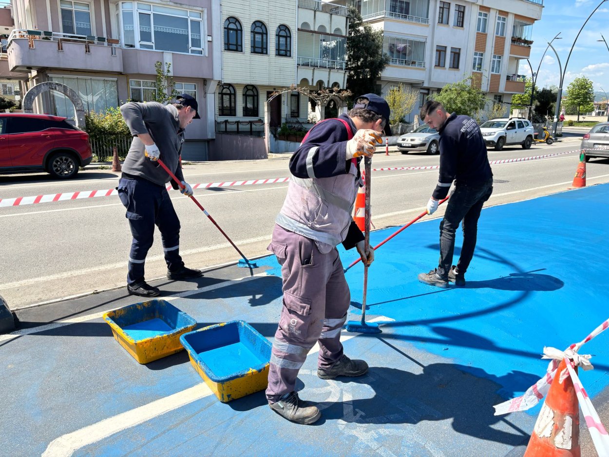 Altınordu'nun bisiklet ve koşu yolları yenileniyor!