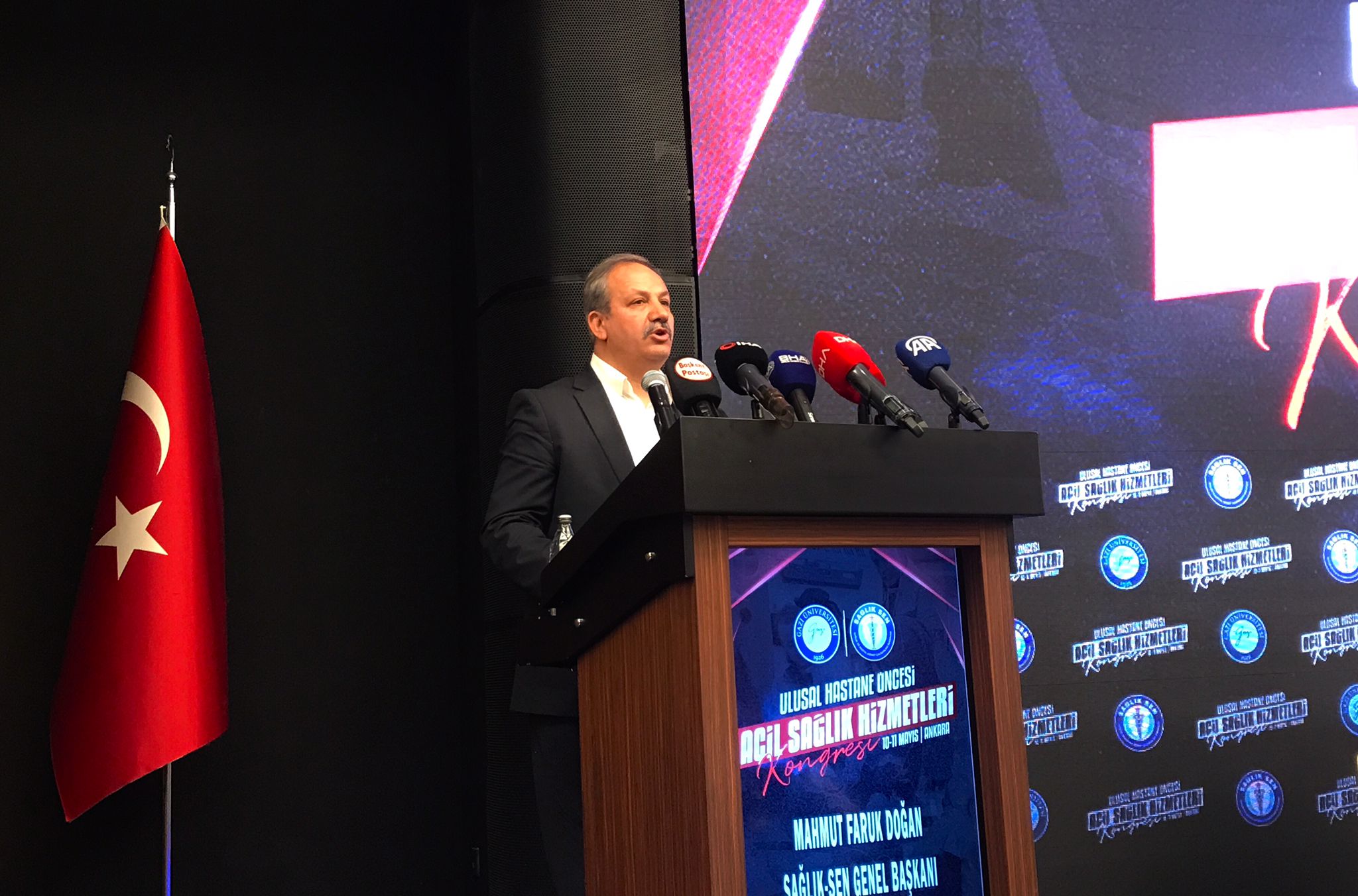 Sağlık Sen Başkanı Doğan: Ankara'da 112 çalışanlarının sendikalarına bakılmaksızın otellerimizin kapısı açık olacak