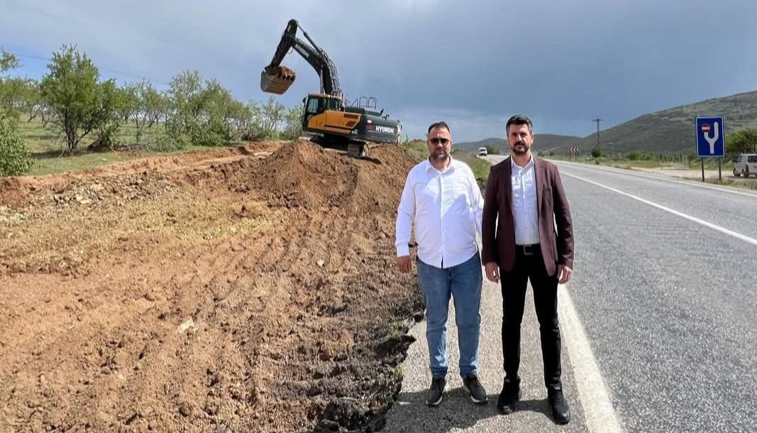 Isparta Fele Köyü bağlantı noktasında çalışmalar başladı