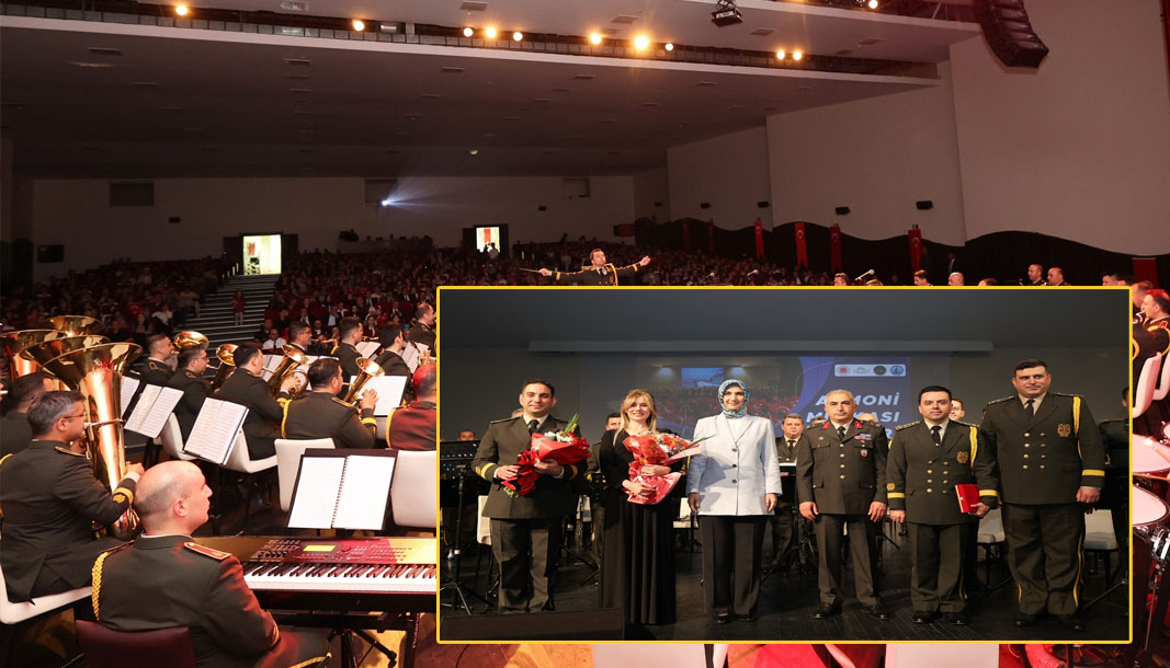 Vali Yiğitbaşı, TSK Armoni Mızıkası konserine katıldı