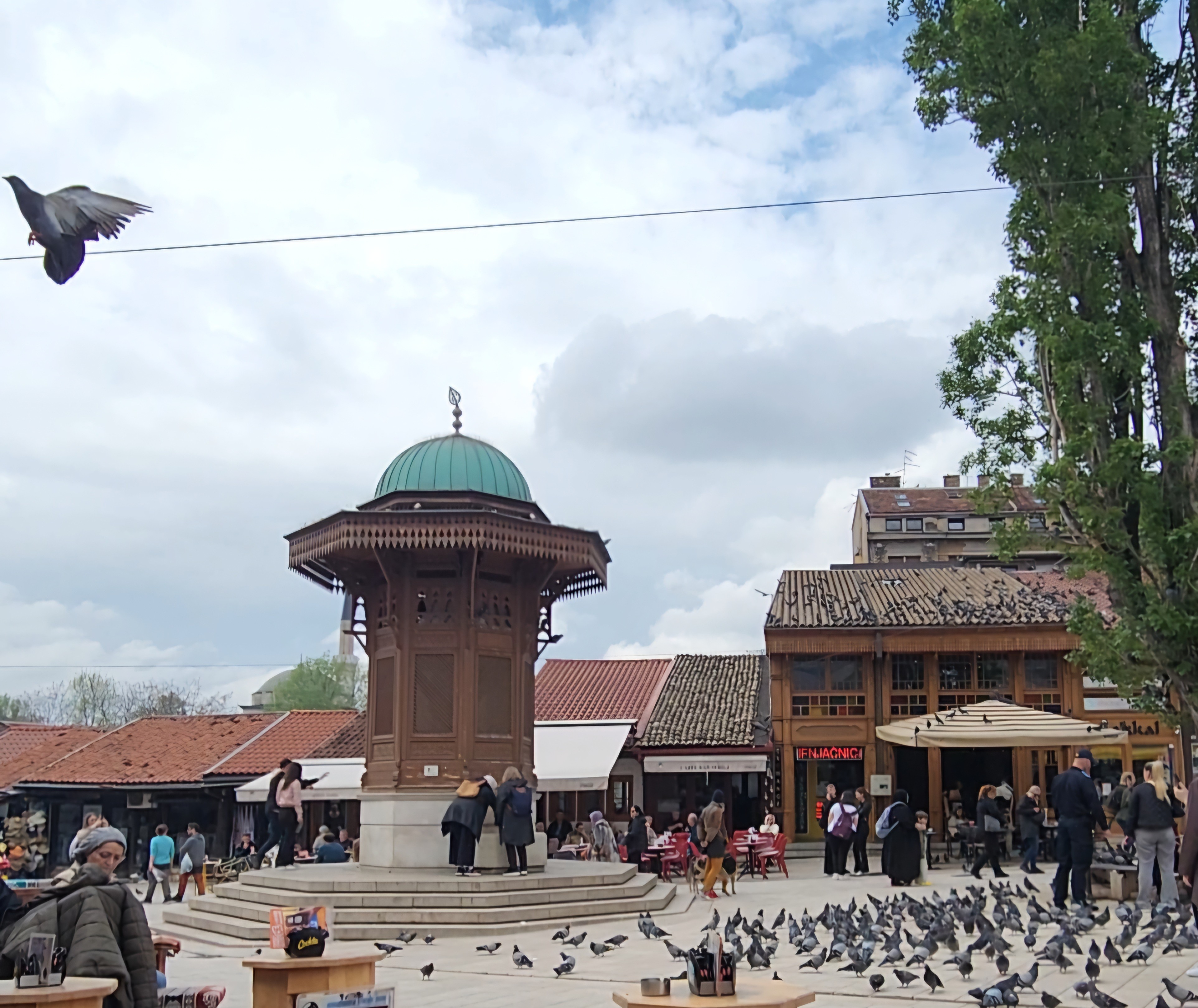 Saraybosna'da Osmanlı mirası Başçarşı Sebili, ziyaretçilerini bekliyor