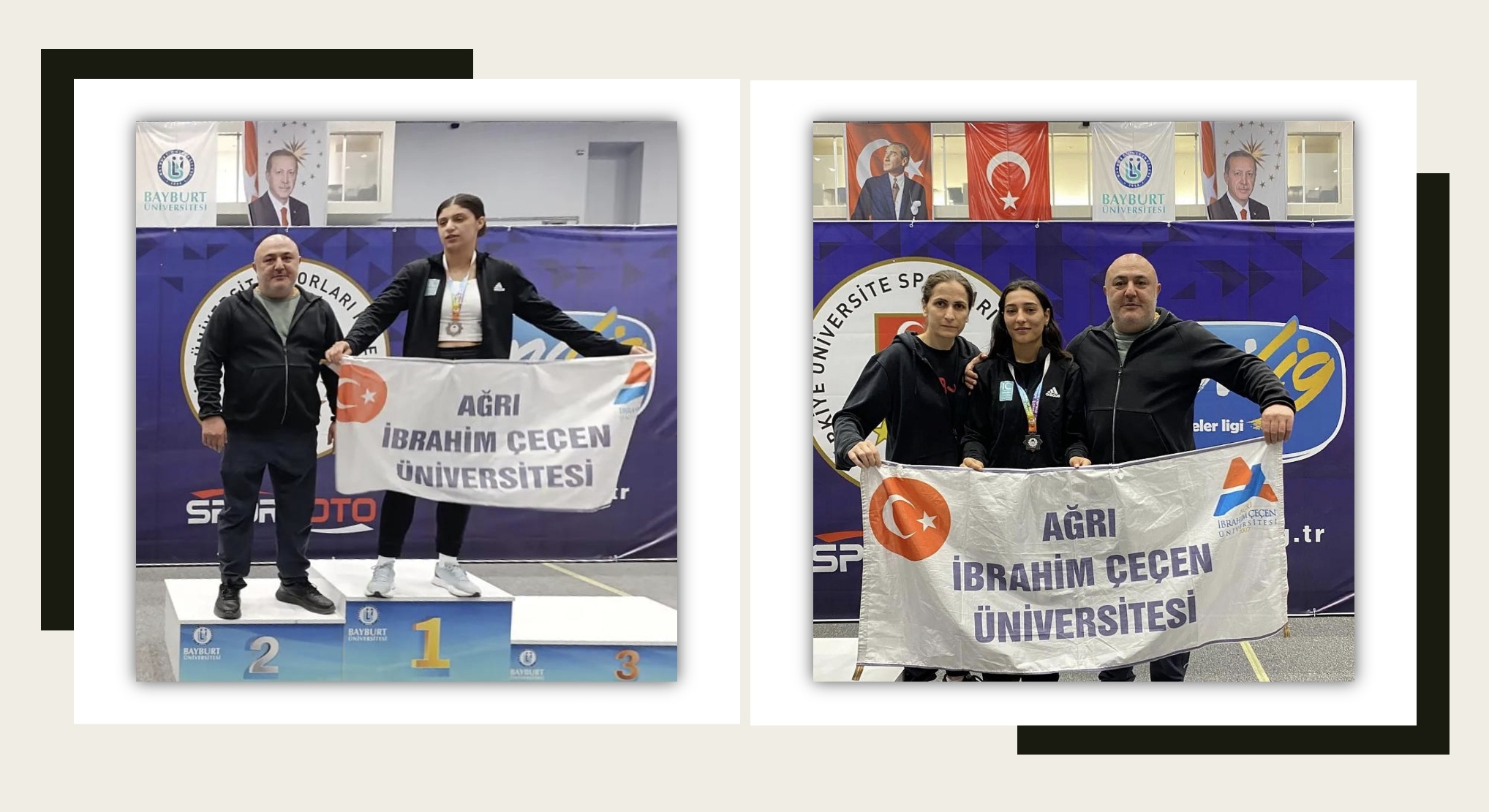 AİÇÜ öğrencilerinden şampiyona başarısı geldi