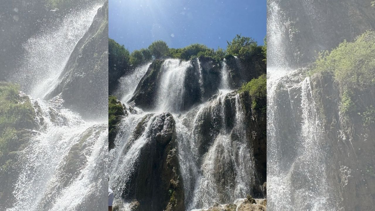 Erzincan’ın doğal harikası: Girlevik Şelalesi