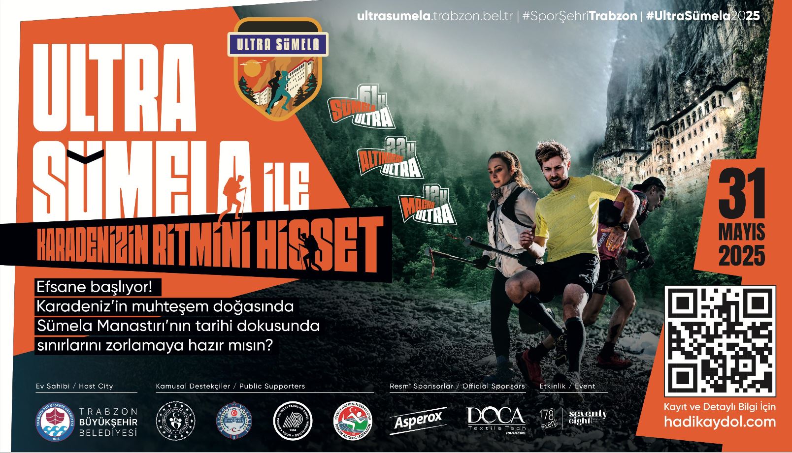 Ultra Sümela Maratonu üçüncü kez düzenleniyor