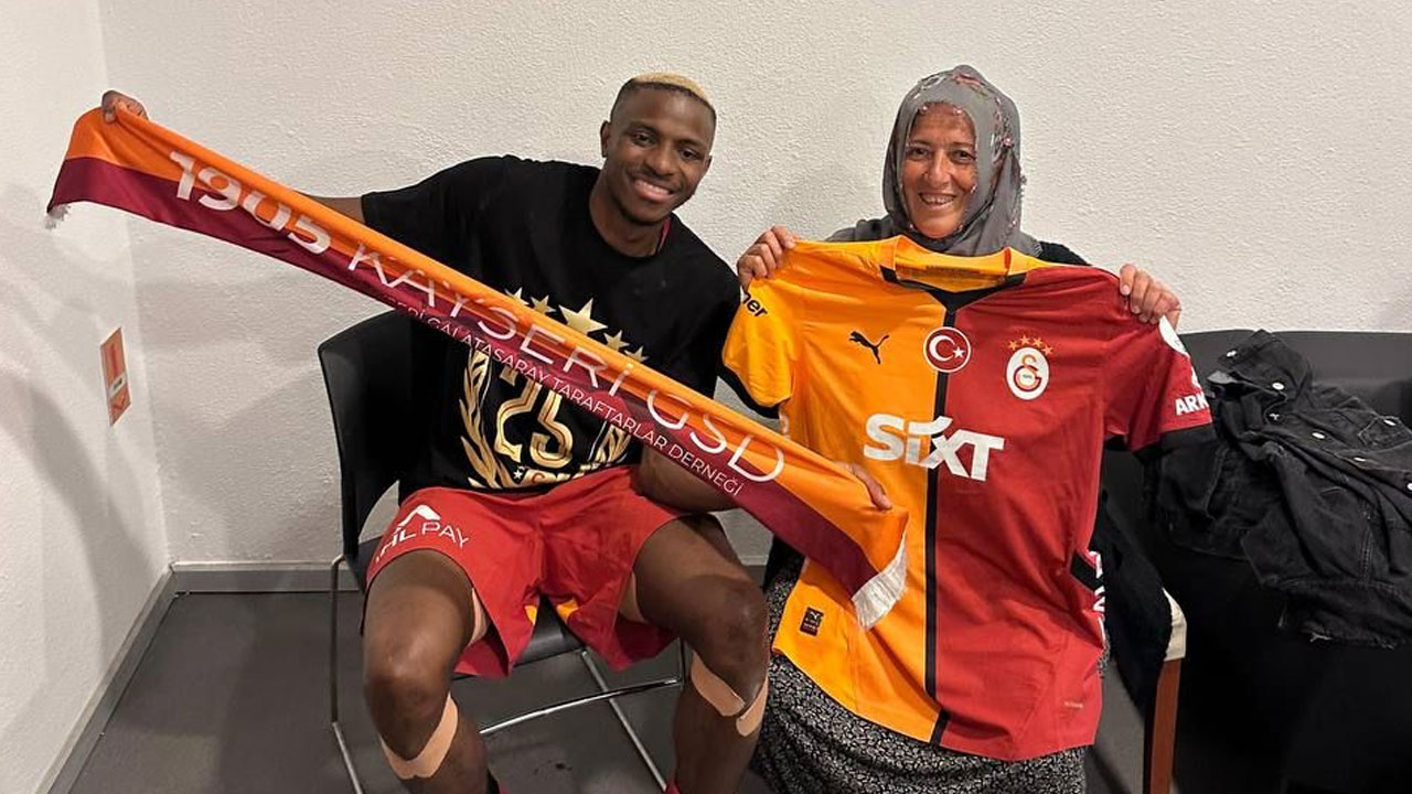 “Osimhen Teyze” muradına erdi: Kayserili çiftçinin el emeği, dünya yıldızına ulaştı!