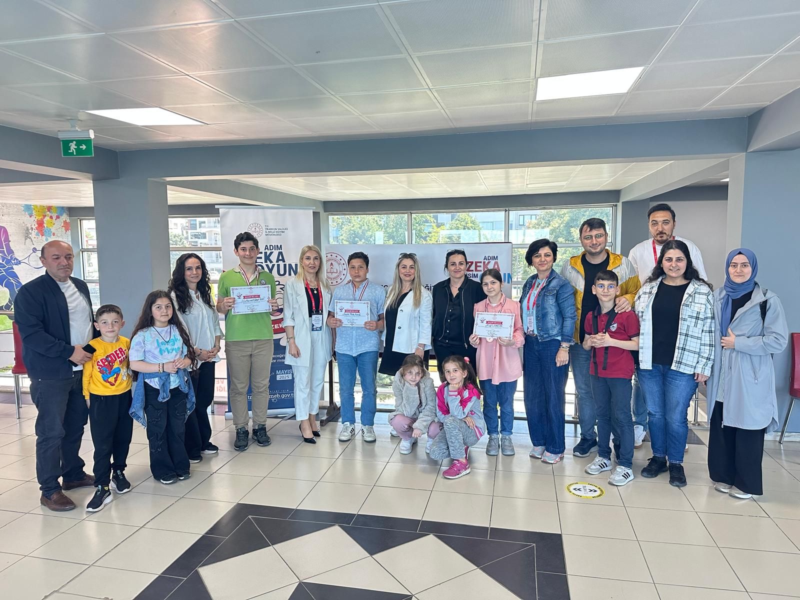 Şalpazarı İHL "Adım Zeka İşim Oyun" il birincisi oldu