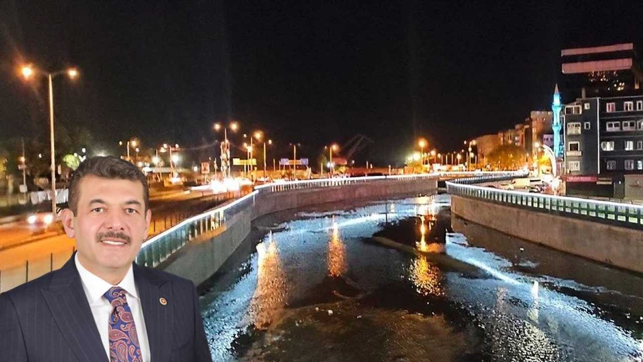 Zonguldak Deresi gece aydınlatması tamamlandı: Milletvekili Avcı'dan "Yaparsa AK Parti Yapar" vurgusu