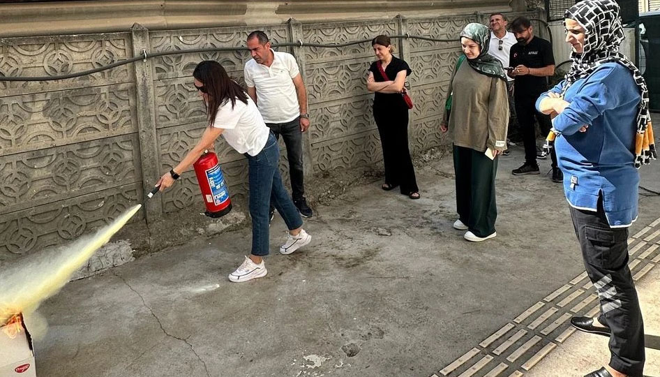 AFAD'dan ŞÖNİM personeline afet ve yangın eğitimi