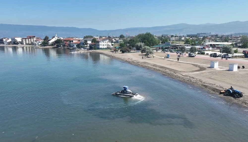 Bursa plajları sezona hazır hale geliyor