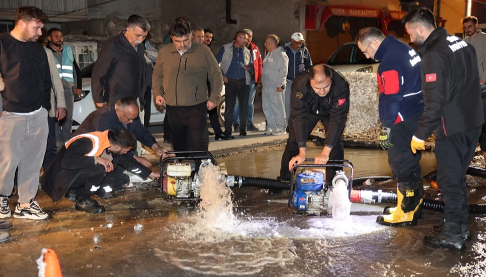 Sivas'ta su kesintisi krizi çözüldü