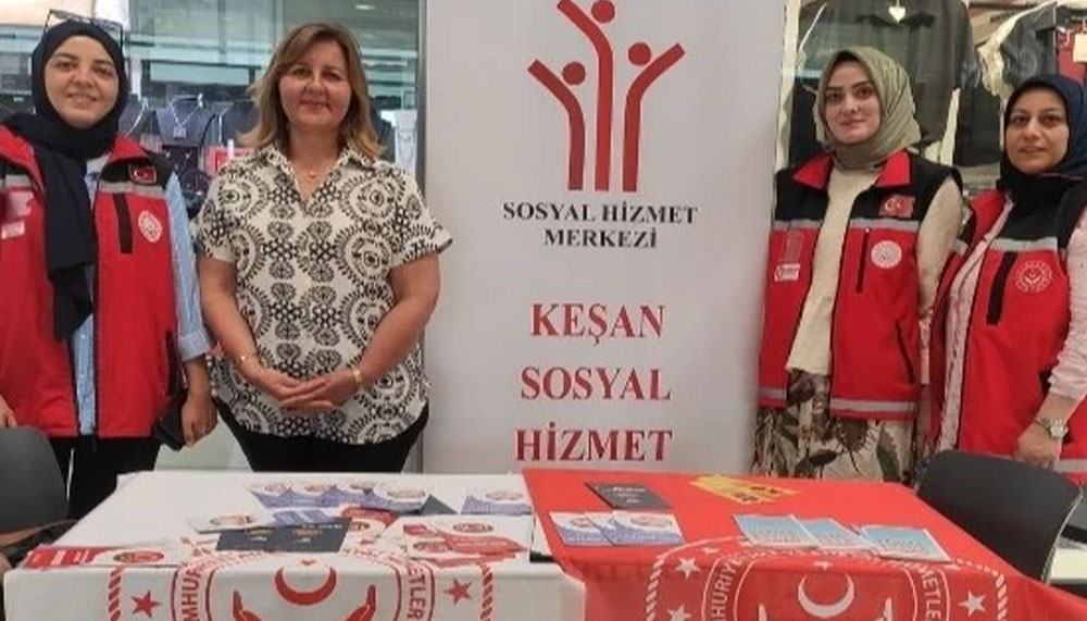 Edirne Keşan Sosyal Hizmet Merkezi’nden KİPA AVM’de tanıtım standı