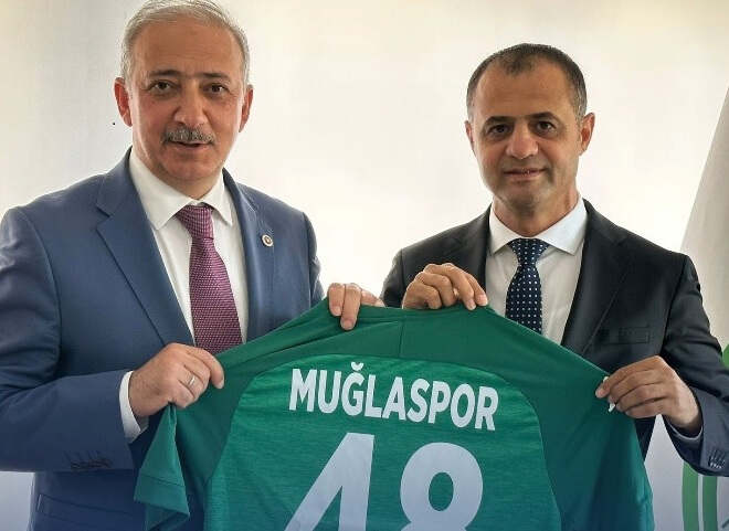 Milletvekili Kadem Mete'den Muğlaspor Başkanı Menaf Kıyanç'a tebrik