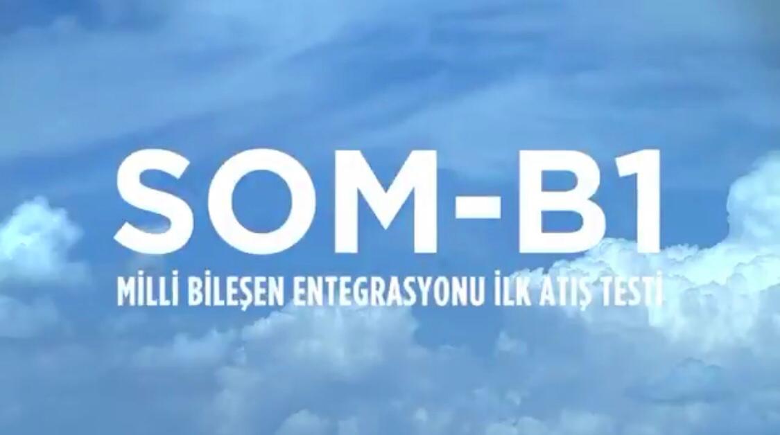 Türkiye'nin SOM füzesi yerli motorla hedefi tam isabet vurdu
