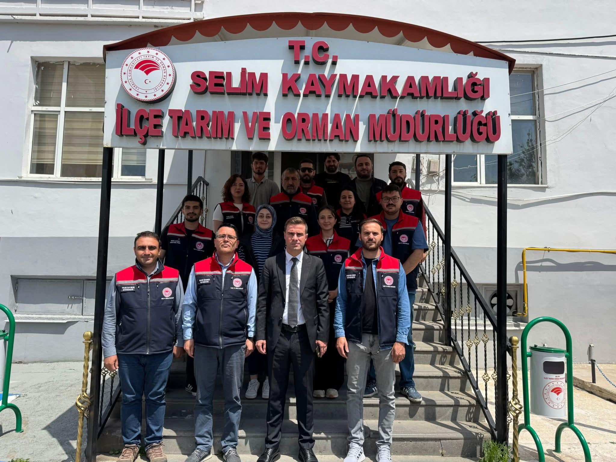 Selim Kaymakamı Mubin Demirkıran, veda ziyaretlerine başladı
