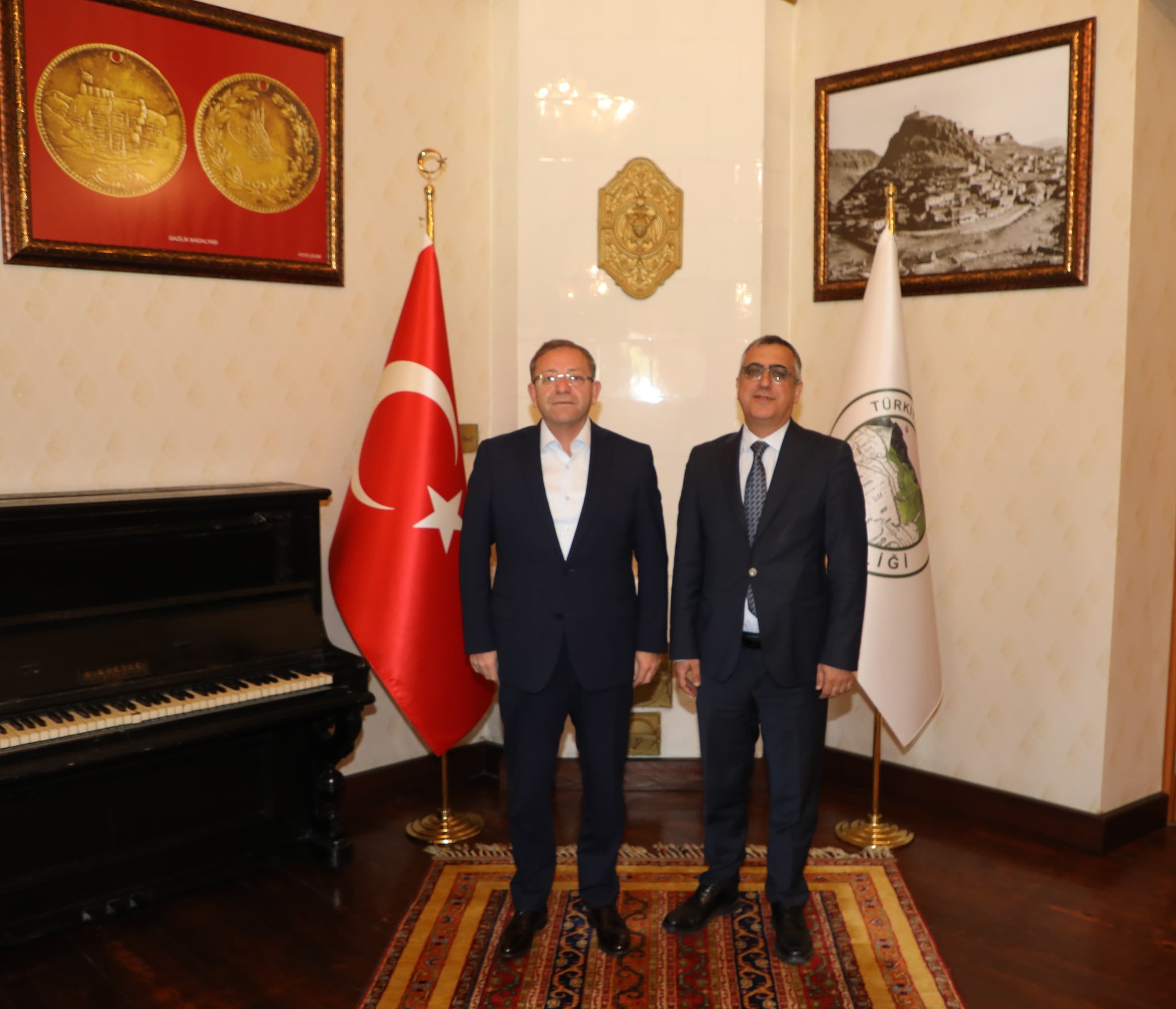 Mülkiye Müfettişi Harun Yücel’den Kars Valisi Ziya Polat'a ziyaret