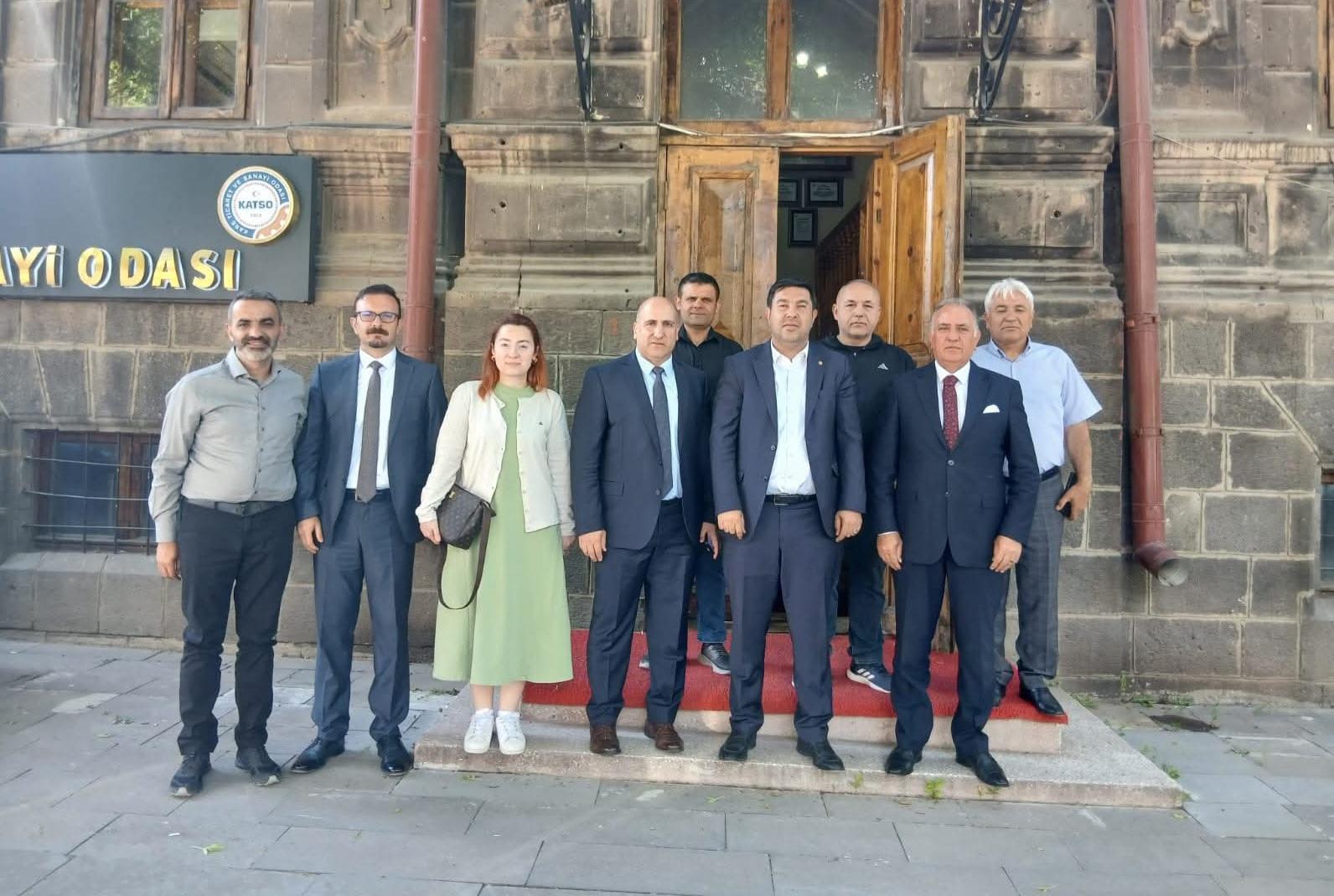 KAKÜV Heyeti, Kars Ticaret ve Sanayi Odası’nda ağırlandı