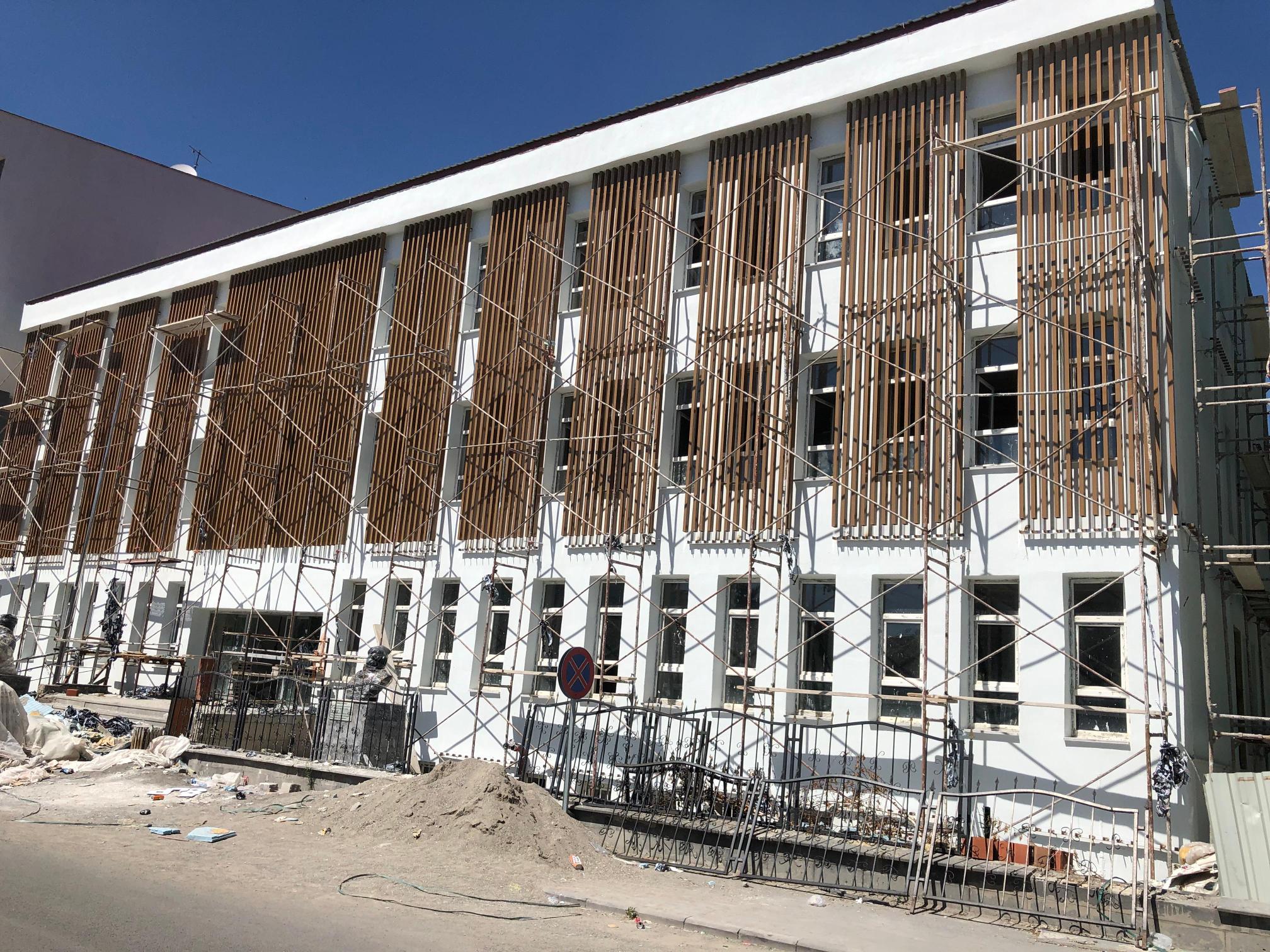 Kars Merkez Kütüphane onarımında sona gelindi