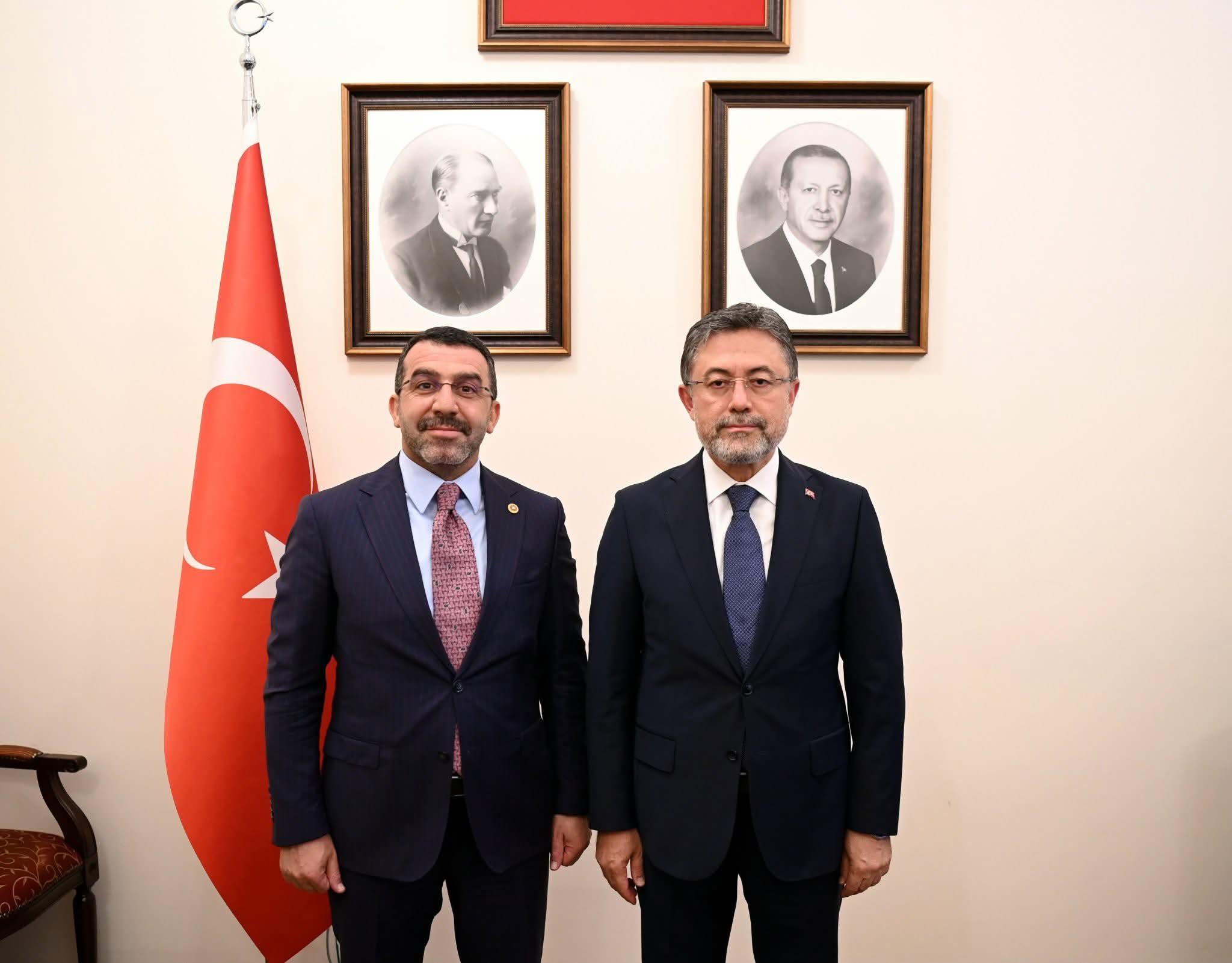 AK Parti Kars Milletvekili Adem Çalkın'dan Tarım ve Orman Bakanı’na ziyaret
