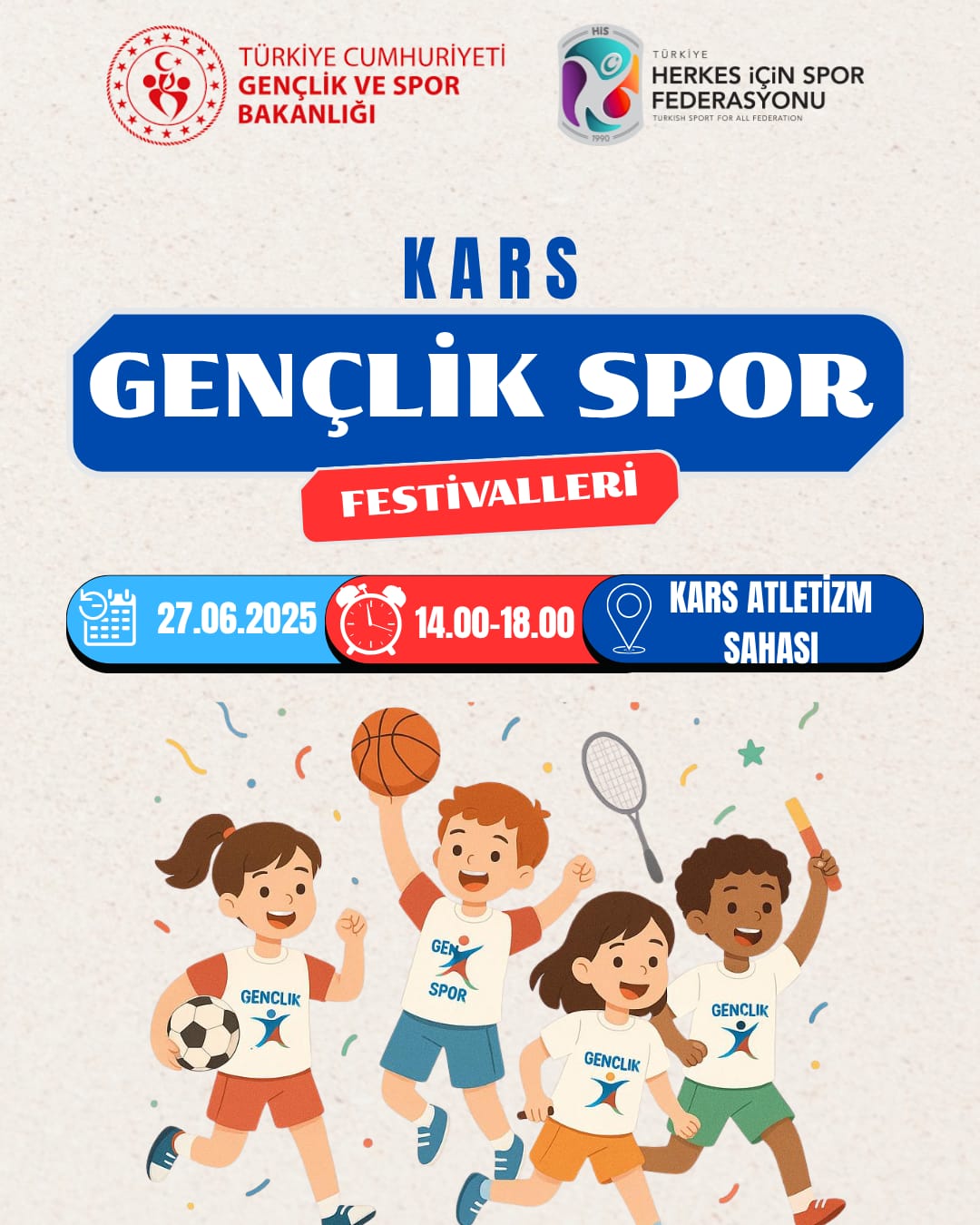 Kars’ta gençlik ve spor rüzgârı esiyor! "Kars Gençlik Spor Festivalleri" başlıyor