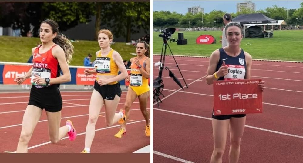 Karlsruhe'de Karslı atletlerden başarılı performans
