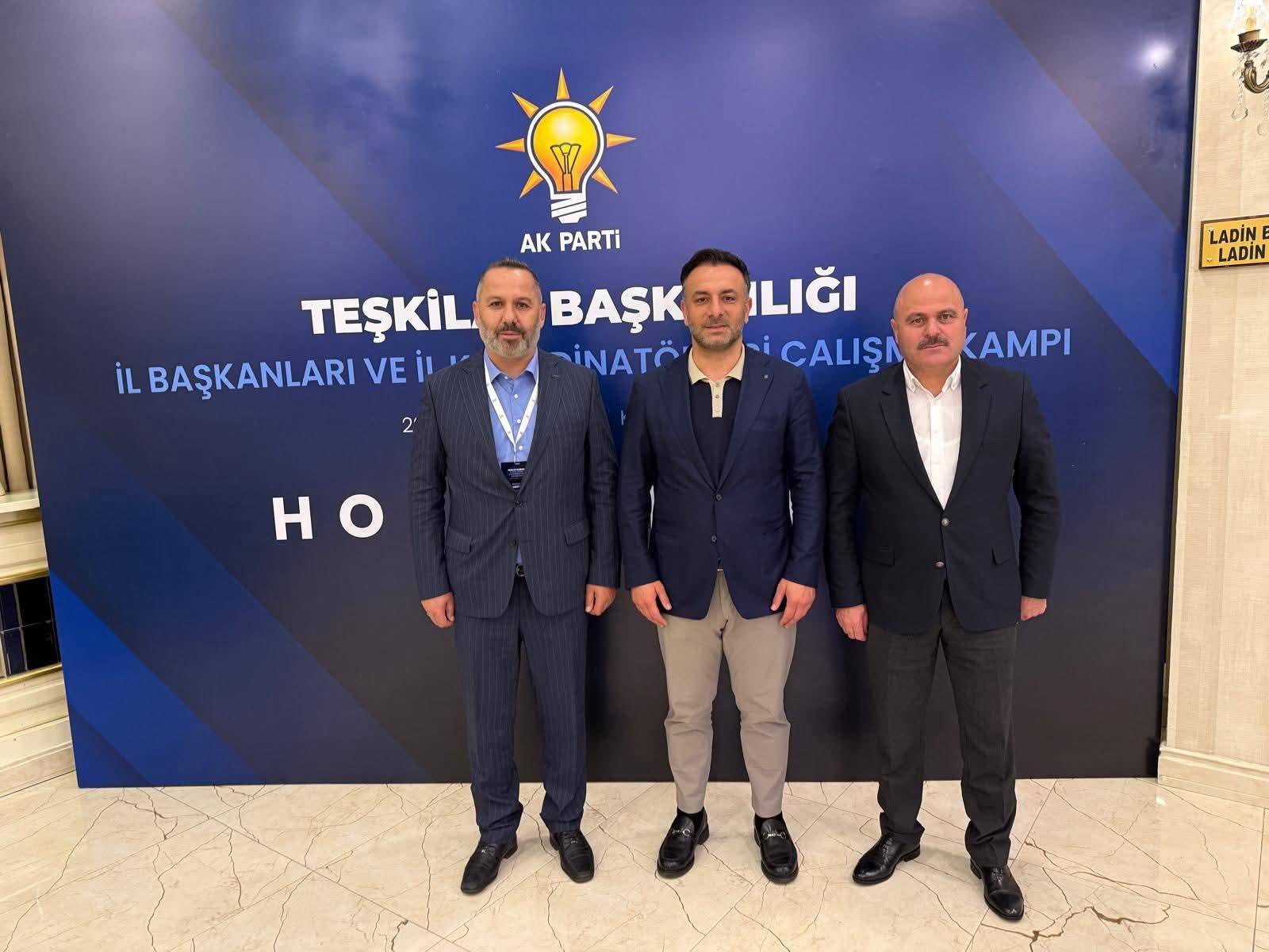 AK Parti Kars İl Başkanı Sancar, Kızılcahamam'daki İl Başkanları Toplantısı'na katıldı