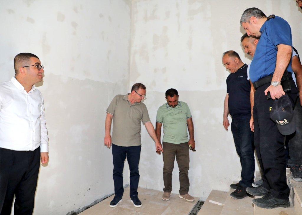 Vali Ziya Polat, İlçe Emniyet Müdürlüğü yeni hizmet binasını inceledi