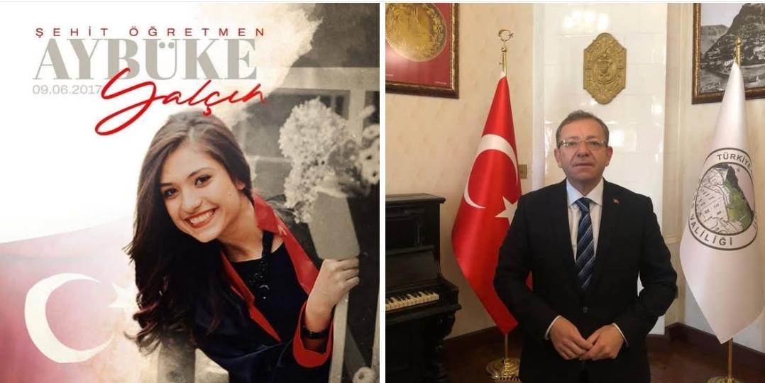 Kars Valisi Ziya Polat, Şehit Öğretmen Şenay Aybüke Yalçın’ı rahmet ve saygıyla andı