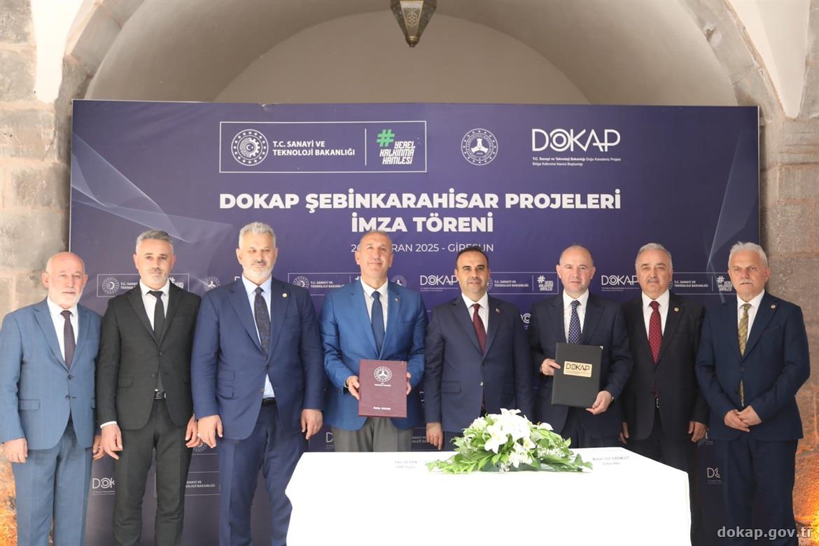 Sanayi ve Teknoloji Bakanı Mehmet Fatih Kacır, Giresun Şebinkarahisar’da Protokol İmza Töreni'nde