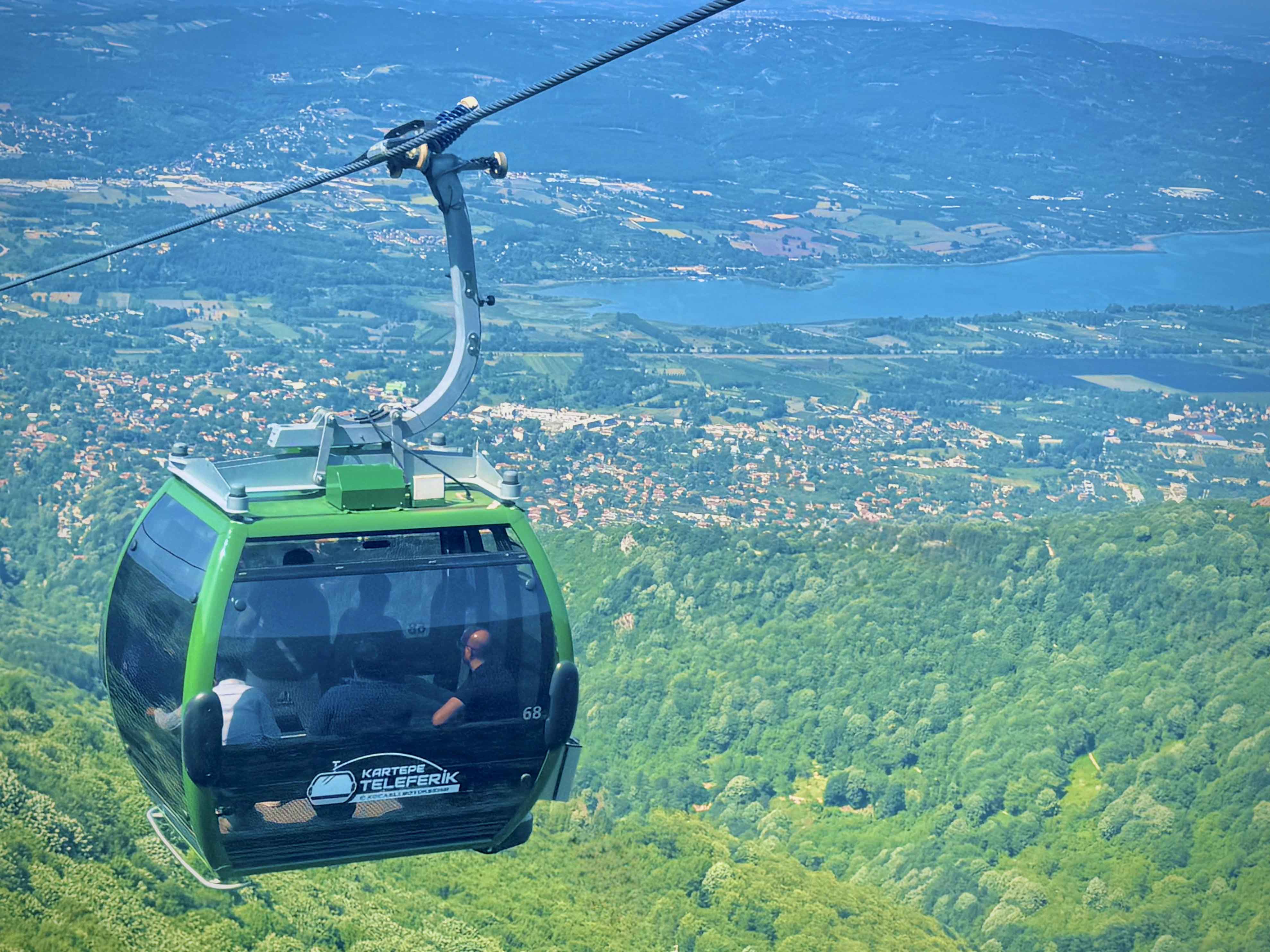 Kartepe Teleferik, bayramda ilgi odağı oldu