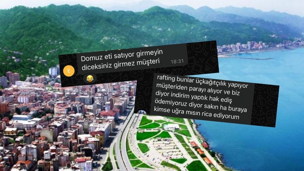 Rize’de Arap turistlere skandal yönlendirme: Komisyon alamayan şoförlerden “Domuz Eti” iftirası!