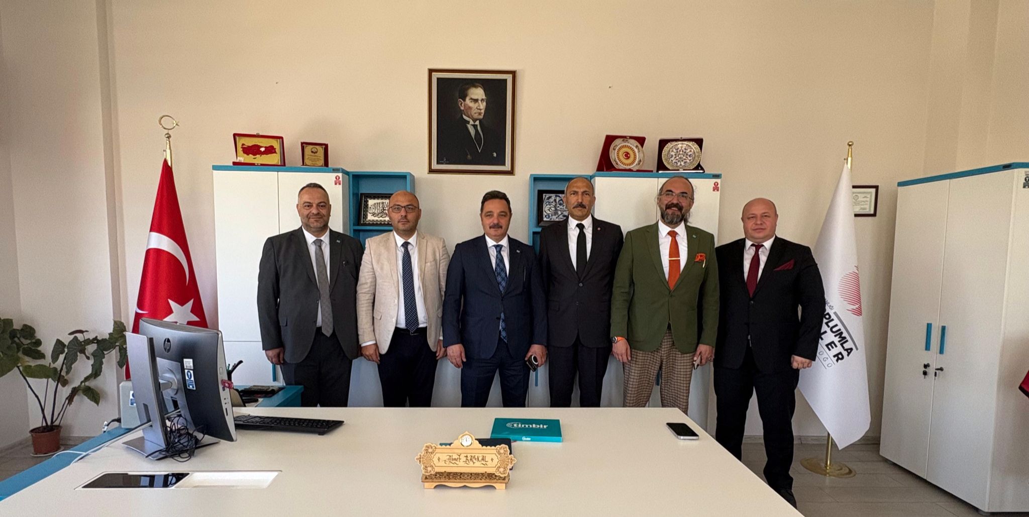 TİMBİR heyeti Sivas’ta; İl Sivil Toplumla İlişkiler Müdürü Başkal’a ziyaret