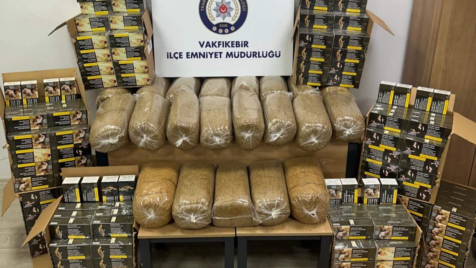 Vakfıkebir Emniyet Müdürlüğünden ilçe tarihinin en büyük kaçakçılık operasyonu !