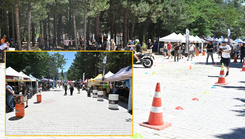 Isparta’da 2. Motofest heyecanı devam ediyor