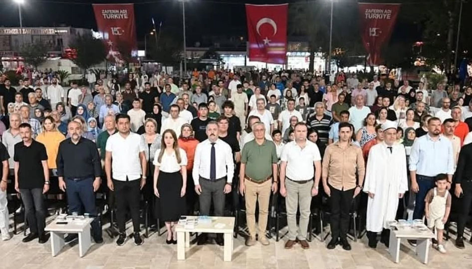 Kemer’de 15 Temmuz anma töreni