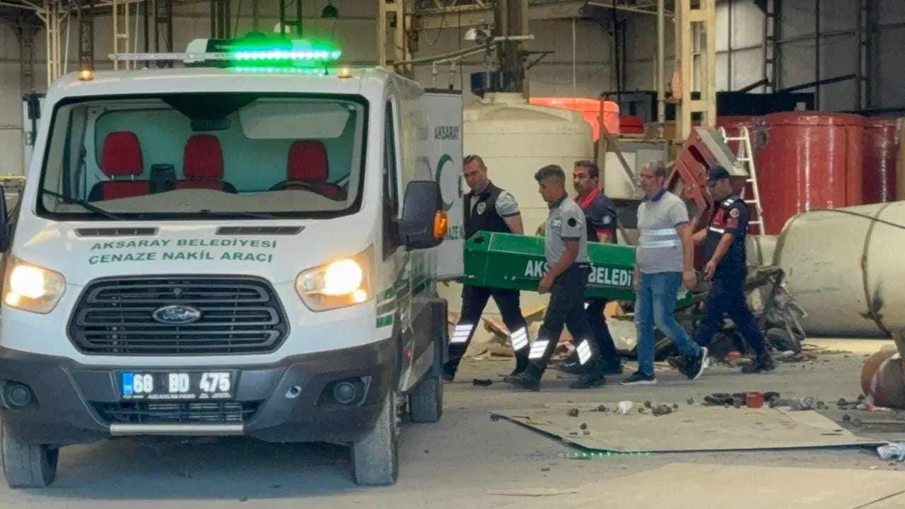 Aksaray OSB’de fabrikada patlama: 1 ölü, 3 yaralı