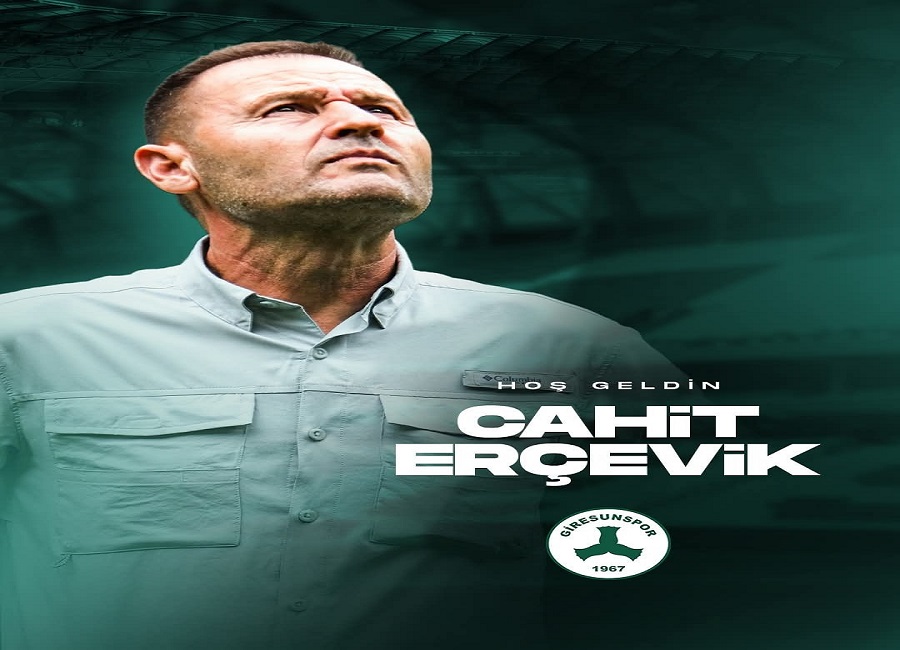 Giresunspor Teknik Direktörü Cahit Erçevik oldu