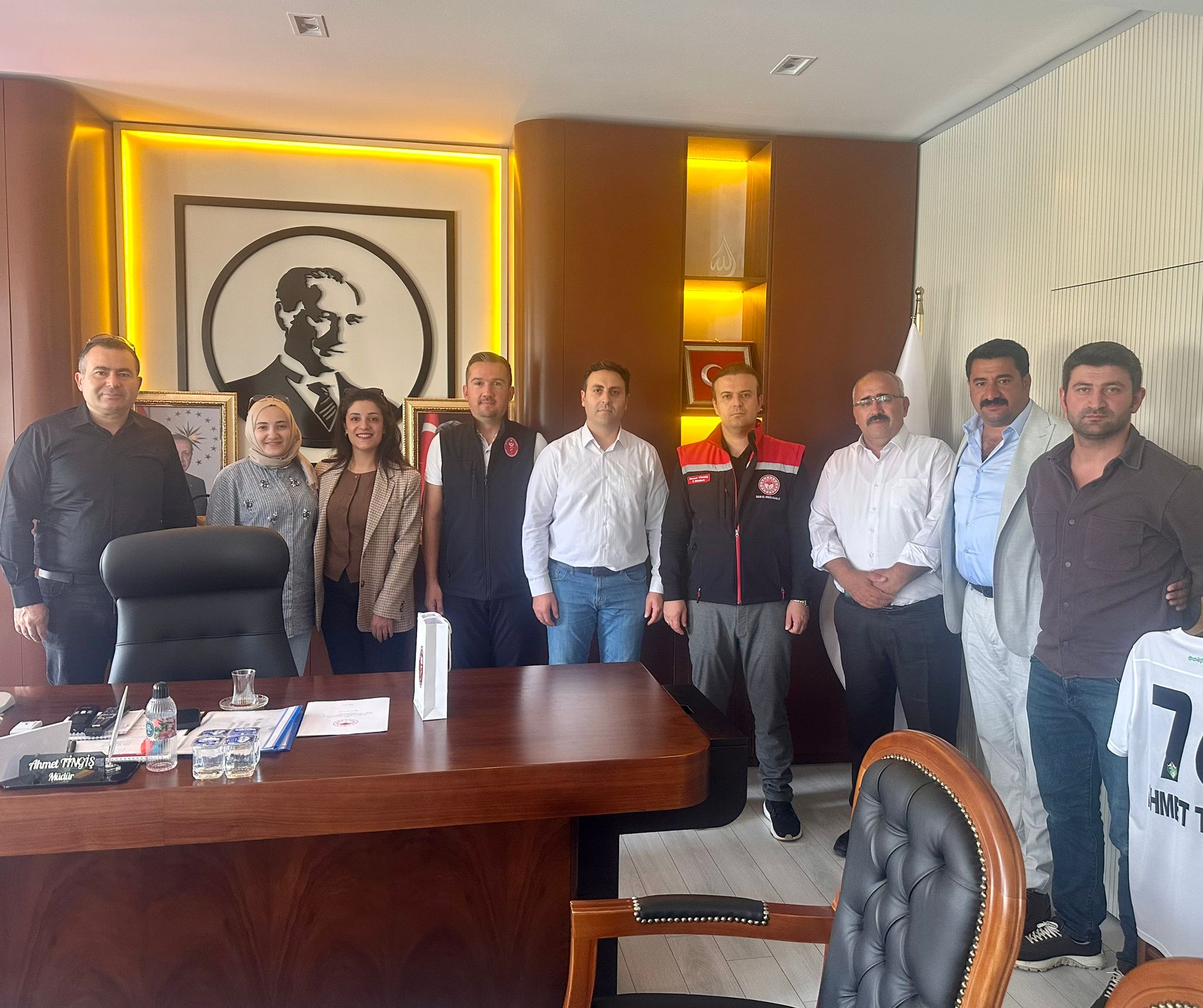 Kars Veteriner Hekimleri Odası Başkanı Ercan Ödül Iğdır İlinde ziyaretlerde bulundu